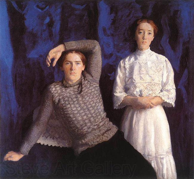 Karoly Ferenczy Double Portrait Germany oil painting art
